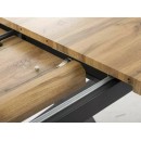 Стол обеденный SIGNAL XAVIERO II дуб артизан/черный 160-240/90